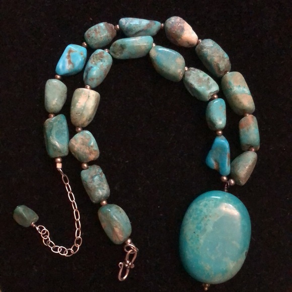Turquoise Statement Necklace - Picture 5 of 5